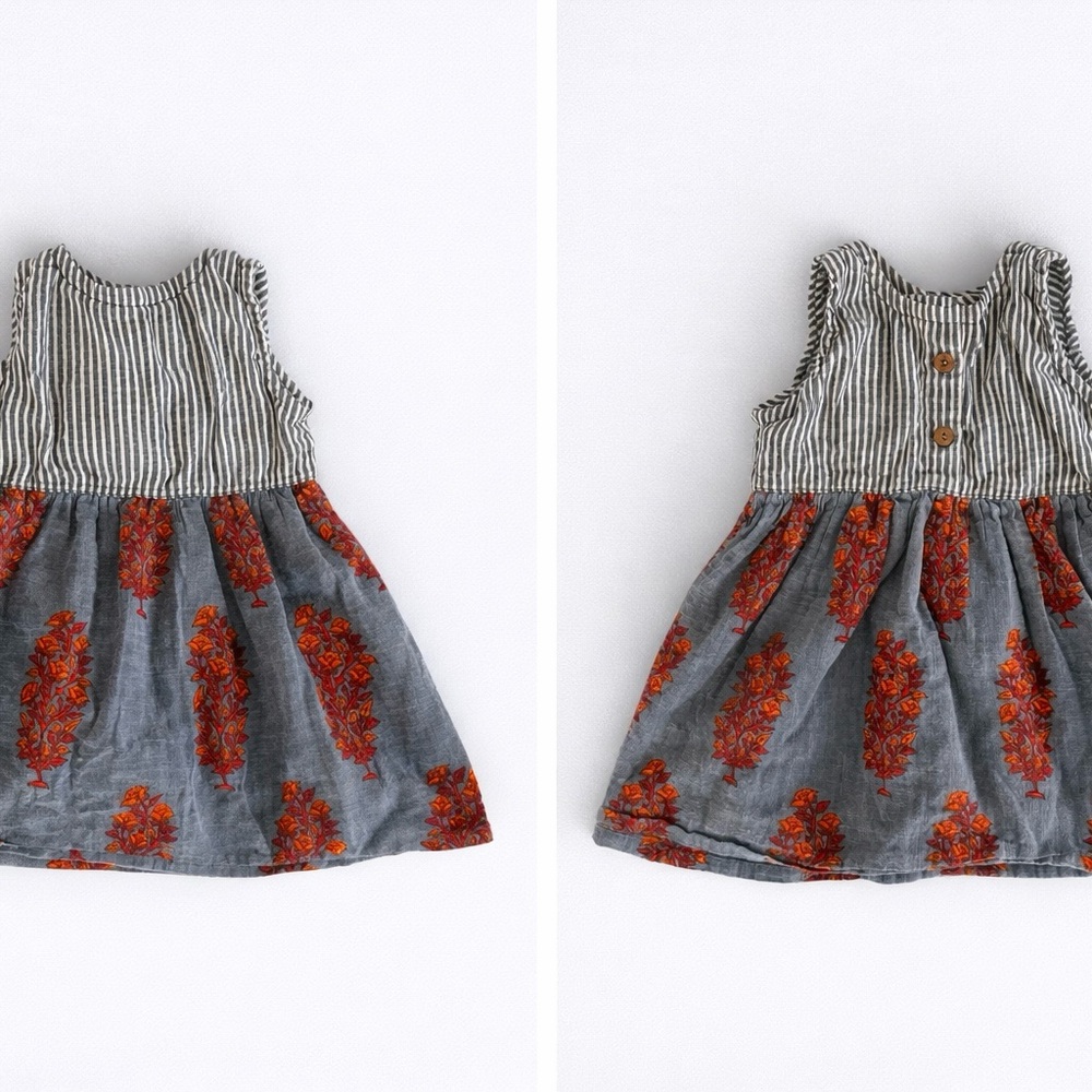 Oh Baby 2-Piece Bubble Romper Outfit | Size 9–12M | Boho Floral